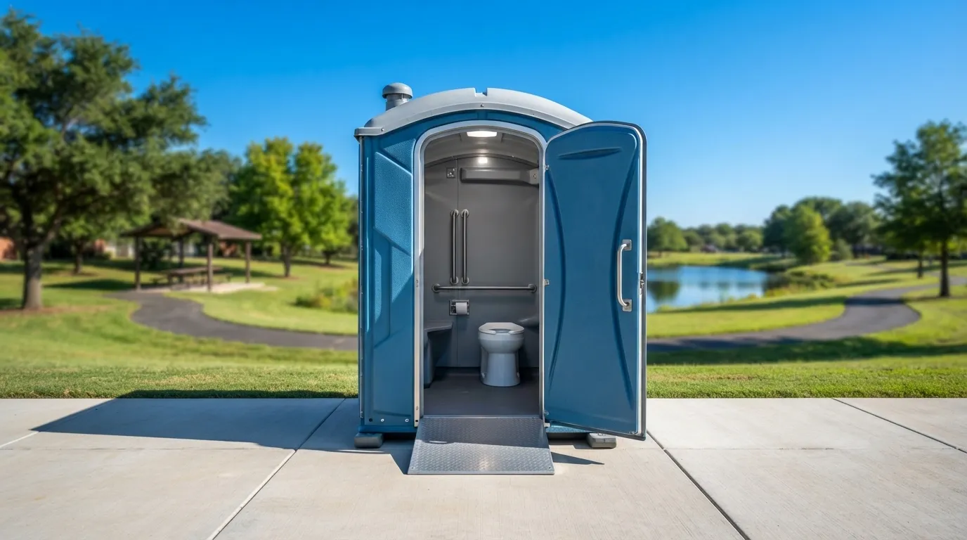 ADA Accessible Porta Potty in New Braunfels, TX
