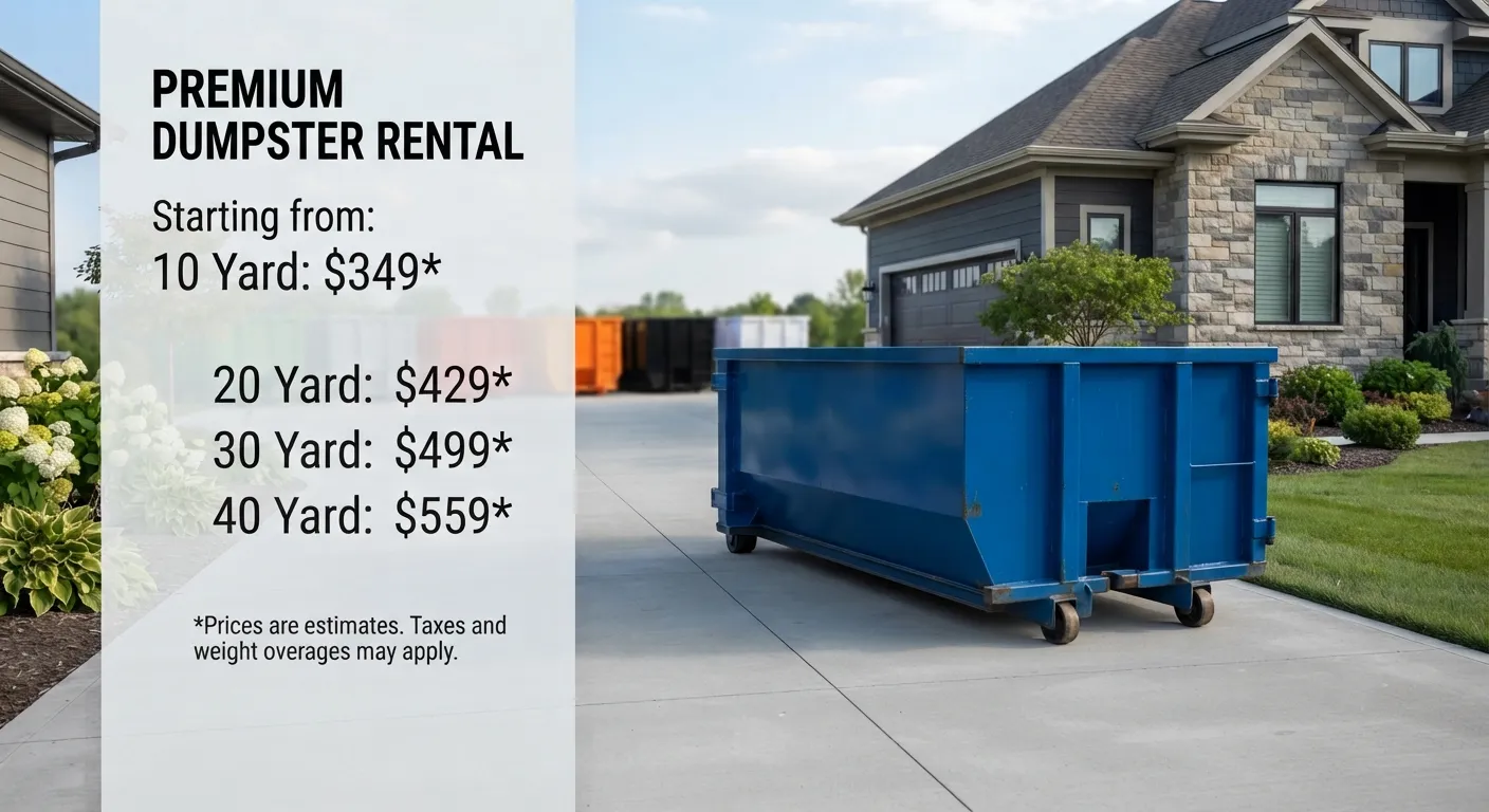 Dumpster Rental Cost in New Braunfels, TX